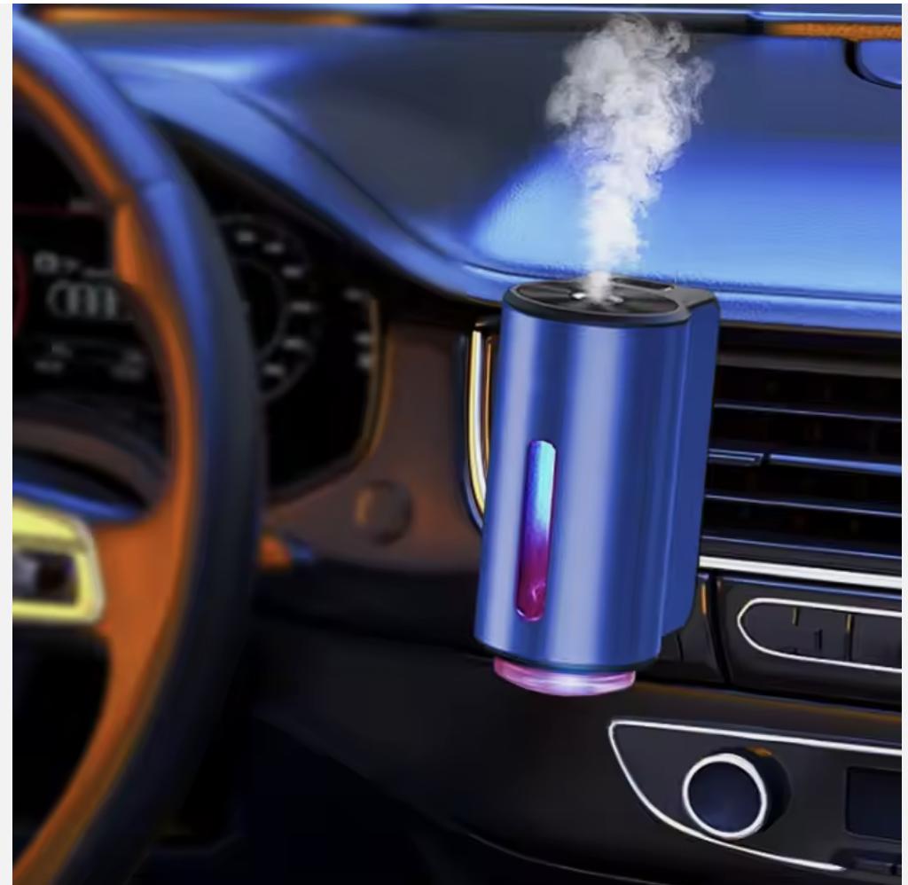 profumatore per auto con oli esseniali